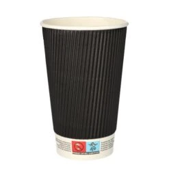 PAPSTAR 500 Trinkbecher, Pappe 0,4 L Ø 9 Cm · 13,7 Cm Ripple Wall -Papstar 02d38a13 1b70 42b0 a62c fbc44a6f0886