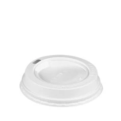PAPSTAR 1000 Dom-Deckel, PS "To Go" Rund Ø 7,2 Cm · 1,7 Cm Weiss