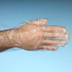 PAPSTAR 5000 Handschuhe, PE Transparent Für Herren, L