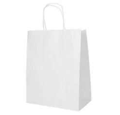 PAPSTAR 25 Tragetaschen, Papier 40 Cm X 32 Cm X 12 Cm Weiss Mit Gedrehtem Tragegriff -Papstar 1feac58a ecaa 4aab b13d 4501ee1b8911 2