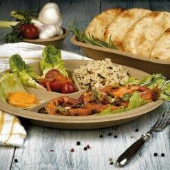 PAPSTAR 300 Schalen, Agrarreste "pure" Oval 4,5 Cm X 13,5 Cm X 25 Cm -Papstar 205deb5f a838 4dda b903 b0b536a7988d