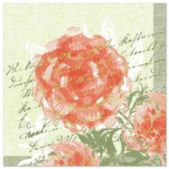 PAPSTAR 250 Servietten "ROYAL Collection" 1/4-Falz 40 Cm X 40 Cm Nektarine "Provencal"