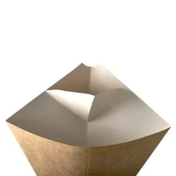 PAPSTAR 50 Pommes-Frites-Spitztüten Mit Dip-Ecke, Pappe "pure" 19,5 Cm X 16,5 Cm Braun/weiss Füllinhalt 100 -Papstar 2bc90e86 bc59 472e 8e8d 94ecadef5c7f