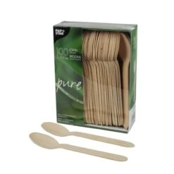 4x PAPSTAR 100 Löffel. Holz Pure 15.7 Cm -Papstar 2d8cf865 2fad 4b23 b112 6d7349149d35 1