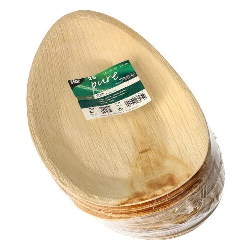 PAPSTAR 25 Teller, Palmblatt "pure" Oval 32 Cm X 18 Cm X 3 Cm 7 PAPSTAR 25 Teller, Palmblatt "pure" Oval 32 Cm X 18 Cm X 3 Cm – Bild 7