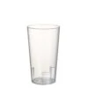 PAPSTAR 10 Mehrweg-Trinkbecher 0,2 L Ø 6,5 Cm · 11,4 Cm Transluzent Unzerbrechlich