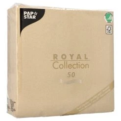 PAPSTAR 250 Servietten "ROYAL Collection" 1/4-Falz 40 Cm X 40 Cm Sand -Papstar 34fed539 b8bf 4b53 af31 0c48856871d3