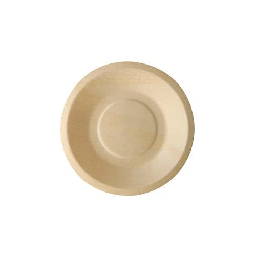 PAPSTAR 500 Fingerfood - Teller, Bambus "pure" Rund Ø 9 Cm · 1,3 Cm 2 PAPSTAR 500 Fingerfood - Teller, Bambus "pure" Rund Ø 9 Cm · 1,3 Cm – Bild 2