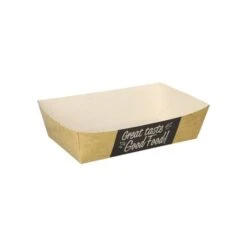 PAPSTAR 600 Pommes-Frites-Trays "pure" 3,5 Cm X 7 Cm X 12 Cm "Good Food" Mittel