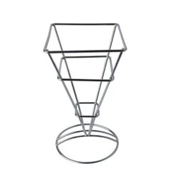 PAPSTAR 6 Halter, Metall Eckig 17,5 Cm X 9,3 Cm X 9,3 Cm Für Spitztüten