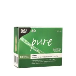 PAPSTAR 50 Fingerfood - Göffel, Bambus "pure" 8,5 Cm -Papstar 4468b778 3b9b 4ea6 9480 e91f89d82726