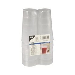 PAPSTAR 10 Mehrweg-Trinkbecher 0,4 L Ø 7,5 Cm · 14,5 Cm Transluzent Unzerbrechlich -Papstar 466d1e80 4197 4548 bbfb 9aec7f2151ee