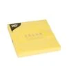 300 Servietten, 3-lagig 1/4-Falz 33 Cm X 33 Cm Gelb