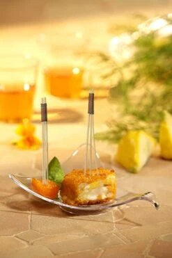 PAPSTAR 2000 Fingerfood - Spieße 9 Cm "Triple" -Papstar 4bade3a9 5185 49bd bbeb d9e0279244b1