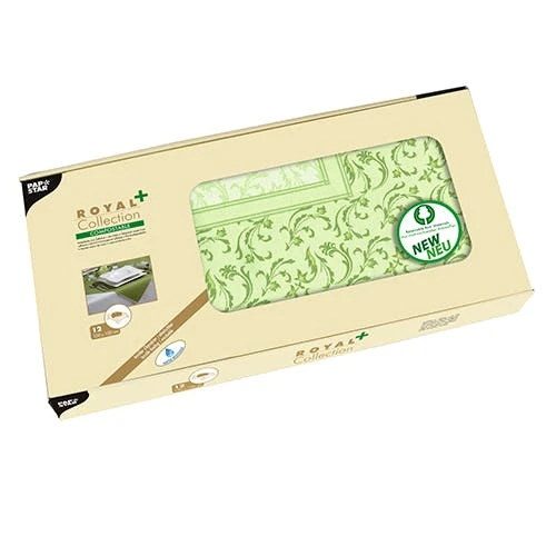 PAPSTAR 12 Mitteldecken, Stoffähnlich, PV-Tissue "ROYAL Collection Plus" 100 Cm X 100 Cm Nektarine "Damascat 4 PAPSTAR 12 Mitteldecken, Stoffähnlich, PV-Tissue "ROYAL Collection Plus" 100 Cm X 100 Cm Nektarine "Damascat – Bild 4