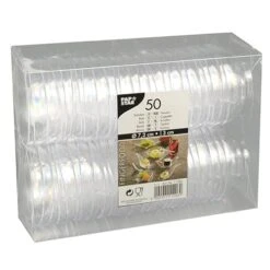 PAPSTAR 50 Fingerfood - Schalen, PS Rund 65 Ml Ø 7,2 Cm · 3 Cm Glasklar -Papstar 54ad1be6 c5c5 4b15 aabe 170c88822412