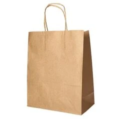 PAPSTAR 25 Tragetaschen, Papier 28 Cm X 22 Cm X 10 Cm Weiss Mit Gedrehtem Tragegriff -Papstar 59b5ec60 440f 4d4b a6c6 2aff37be0795 3