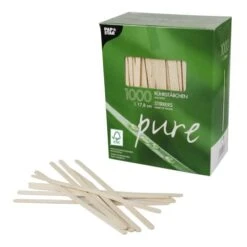 PAPSTAR 10000 Rührstäbchen, Holz "pure" 14 Cm X 5 Mm -Papstar 59d490e6 10ec 40c2 a5eb 1c554f8c7bc7 2