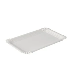 PAPSTAR 1000 Teller, Pappe "pure" Eckig 11 Cm X 17,5 Cm Weiss -Papstar 5cd803d7 305e 45e7 99de 09d34c52efee