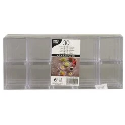 PAPSTAR 270 Fingerfood - Schalen, PS Eckig 55 Ml 4,7 Cm X 4,2 Cm X 4,2 Cm Glasklar -Papstar 6c2b1e19 ec6d 4a0e ba52 86308d07abc2