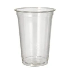 PAPSTAR 1040 Kaltgetränkebecher, PLA "pure" 0,4 L Ø 9,5 Cm · 12,7 Cm Glasklar