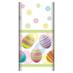 PAPSTAR Tischdecke, Stoffähnlich, Airlaid 120 Cm X 180 Cm "Egg Hunt"