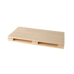 PAPSTAR 30 Trays Für Fingerfood, Holz 2 Cm X 12 Cm X 20 Cm