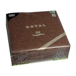 PAPSTAR 250 Servietten "ROYAL Collection" 1/4-Falz 40 Cm X 40 Cm Braun "Casali" -Papstar 7dbc651a 98ec 44a2 9d82 adfa643f823f