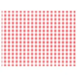 PAPSTAR 100 Tischsets, Papier 30 Cm X 40 Cm Rot "Vichy Karo"