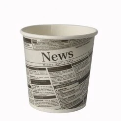 PAPSTAR 1500 Snackbecher, Pappe "To Go" 0,09 L Ø 7 Cm · 9,5 Cm Schwarz -Papstar 80e1e9d0 d973 427f be05 d197649dd6f9