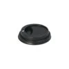 PAPSTAR 1000 Dom-Deckel, PS "To Go" Rund Ø 8 Cm · 2 Cm Schwarz