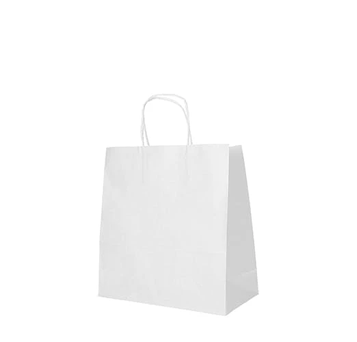 PAPSTAR 25 Tragetaschen, Papier 44 Cm X 32 Cm X 17 Cm Weiss Mit Gedrehtem Tragegriff 5 PAPSTAR 25 Tragetaschen, Papier 44 Cm X 32 Cm X 17 Cm Weiss Mit Gedrehtem Tragegriff – Bild 5