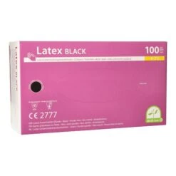 100 Handschuhe, Latex Puderfrei Schwarz Größe L -Papstar 8ef65a93 fe9b 4a2d 8818 0154fce94fb3