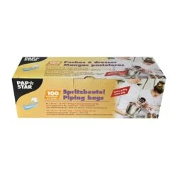 PAPSTAR 100 Spritzbeutel 0,4 L 30,5 Cm X 16,2 Cm Transparent -Papstar 956511fb 10ca 4422 a271 622fceb20eb2 1