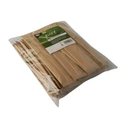 PAPSTAR 50 Messer, Holz "pure" 16,5 Cm Einzeln Verpackt In Papierbeutel -Papstar 95bbff54 f159 458b 9d25 ef4b8ab47001