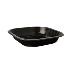 PAPSTAR 50 Salatschalen, PP 600 Ml 3,5 Cm X 18 Cm X 18 Cm Schwarz