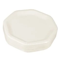 PAPSTAR 500 Teller, Pappe "pure" 8-eckig 23,5 Cm X 23,5 Cm Weiss -Papstar a09c1b9f 5126 49e6 b2ea bed41616bd8d