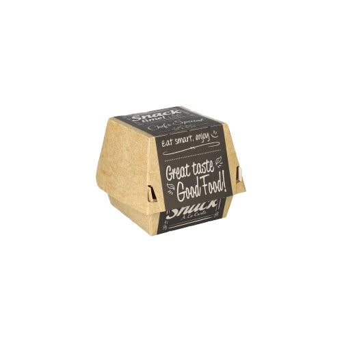 PAPSTAR 400 Burgerboxen, Pappe "pure" 7 Cm X 8 Cm X 8 Cm "Good Food" Mini 7 PAPSTAR 400 Burgerboxen, Pappe "pure" 7 Cm X 8 Cm X 8 Cm "Good Food" Mini – Bild 7