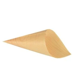PAPSTAR 50 Fingerfood - Spitztüten, Holz "pure" Ø 8 Cm · 15,5 Cm -Papstar a1becad5 5006 473d 87eb 8629cc2787ab 2