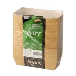 PAPSTAR 600 Pommes-Frites-Trays "pure" 3,5 Cm X 7 Cm X 12 Cm "Good Food" Mittel 13 PAPSTAR 600 Pommes-Frites-Trays "pure" 3,5 Cm X 7 Cm X 12 Cm "Good Food" Mittel -Papstar a21d4044 554f 4367 b549 d2a43c961a57