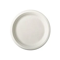 PAPSTAR 500 Teller, Zuckerrohr "pure" Ungeteilt Ø 26 Cm · 2 Cm Weiss -Papstar a450da6b a4b2 448d 9858 70432754d25e 2