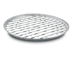 10x Alu-Grillpfannen Grillschalen BBQ Halbrund 32,5 X 19cm Wiederverwendbar -Papstar a45bc6e8 3208 45d4 a83e 8889d2fad626