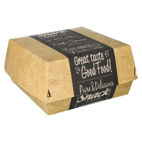 PAPSTAR 50 Burgerboxen, Pappe "pure" 8,5 Cm X 18,5 Cm X 18,5 Cm "Good Food" XXL 6 PAPSTAR 50 Burgerboxen, Pappe "pure" 8,5 Cm X 18,5 Cm X 18,5 Cm "Good Food" XXL – Bild 6