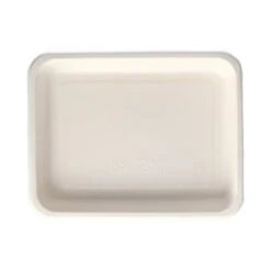 PAPSTAR 125 Siegelschalen, Zuckerrohr 900 Ml 3 Cm X 17,5 Cm X 22,5 Cm Weiss