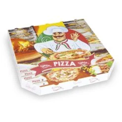 100 Biologisch Abbaubare Und Nachhaltige Pizzakartons, Cellulose Pure Eckig 24 Cm X 24 Cm X 3 Cm -Papstar b9e249cd dd30 4bb4 8acd 3f873e6c63e2