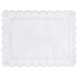 PAPSTAR 2000 Spitzenpapiere Eckig 40 Cm X 30 Cm Weiss