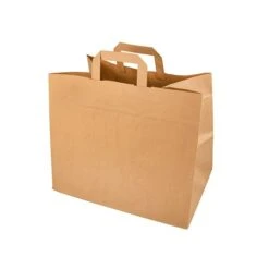 PAPSTAR 400 Tragetaschen, Papier 28 Cm X 22 Cm X 10 Cm Braun Mit Tragegriff -Papstar c6d33fc2 ff38 4144 b991 5f8a1d407e4a