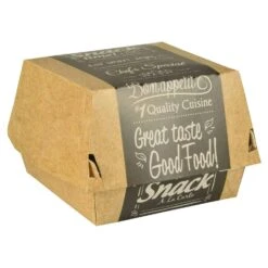 PAPSTAR 50 Burgerboxen, Pappe "pure" 7,5 Cm X 10 Cm X 10 Cm "Good Food" Klein -Papstar c8f1fe13 bb13 459d 8acf 984156b7cadb