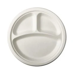 PAPSTAR 500 Teller, Zuckerrohr "pure" Ungeteilt Ø 18 Cm · 2 Cm Weiss -Papstar cb9af70c c14b 49e8 882b fab1db4cef37