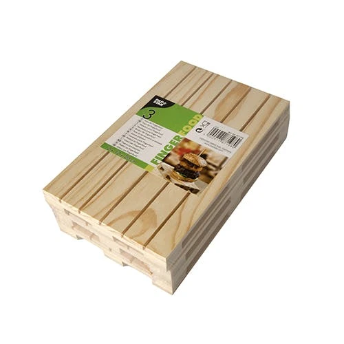 PAPSTAR 30 Trays Für Fingerfood, Holz 2 Cm X 12 Cm X 20 Cm 2 PAPSTAR 30 Trays Für Fingerfood, Holz 2 Cm X 12 Cm X 20 Cm – Bild 2